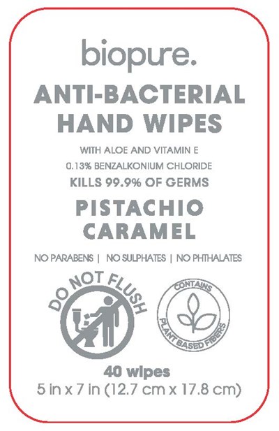 Antiseptic Wipe (Pistachio Caramel2)